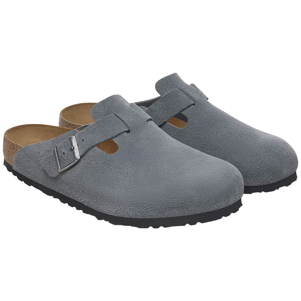 Boston Soft Footbed Suede Leather Shoes