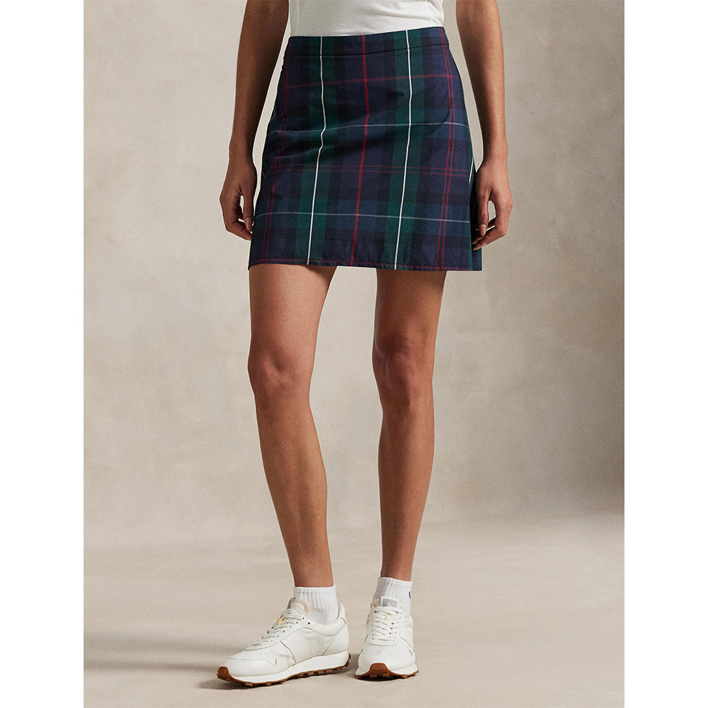 Women's Plaid Performance Long Skort