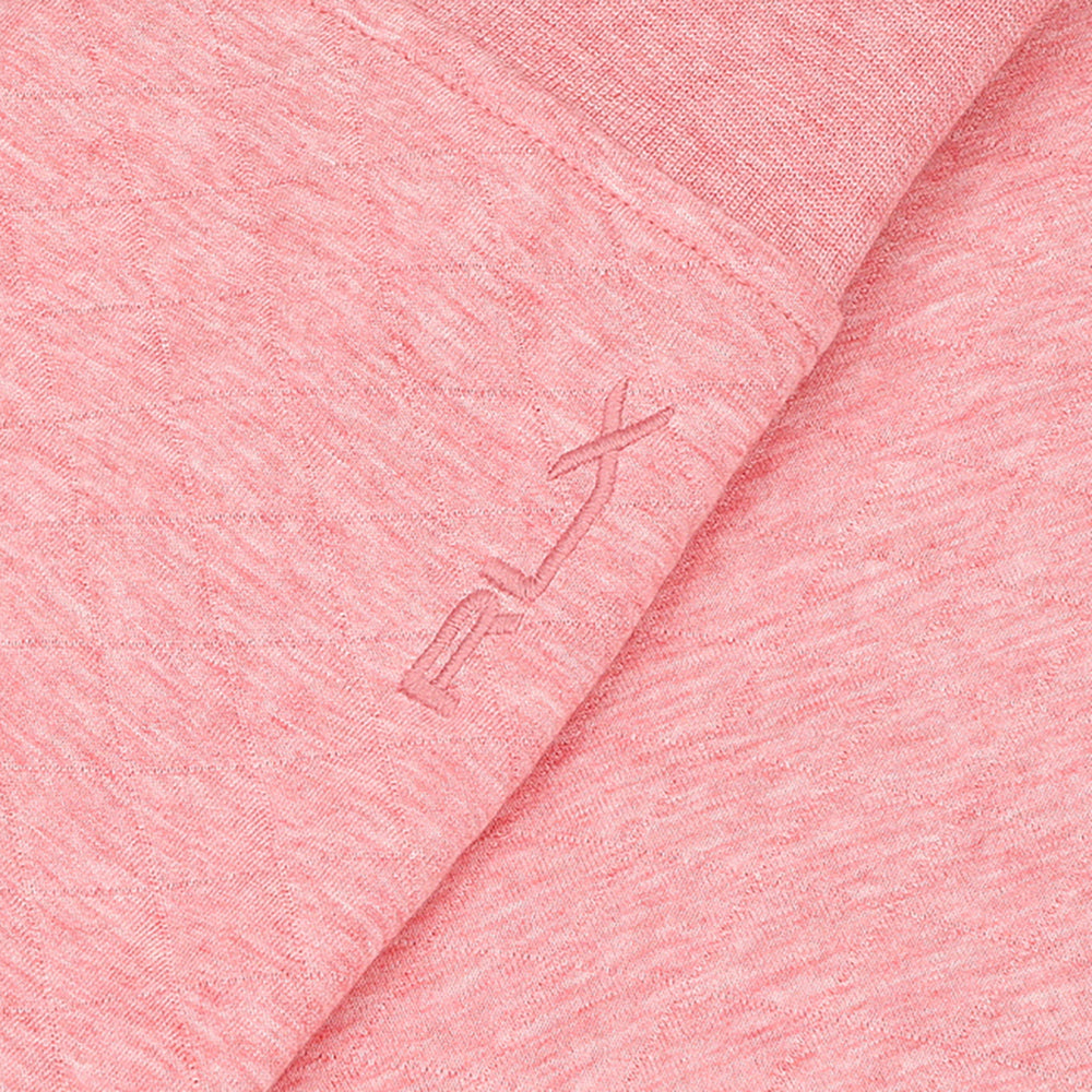 Quilted Double Knit 1/2 Zip Pullover