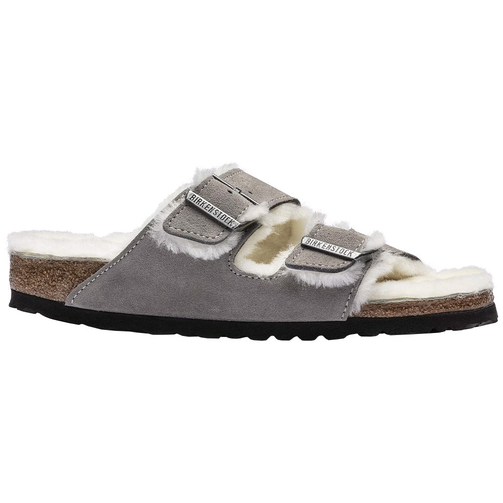 Women's Arizona Shearling Sandals - Suede Leather