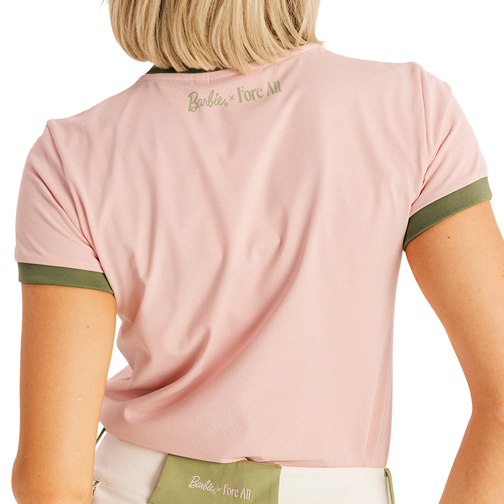 Fore All x Barbie™ Women's Golfie Barbie™ Tee