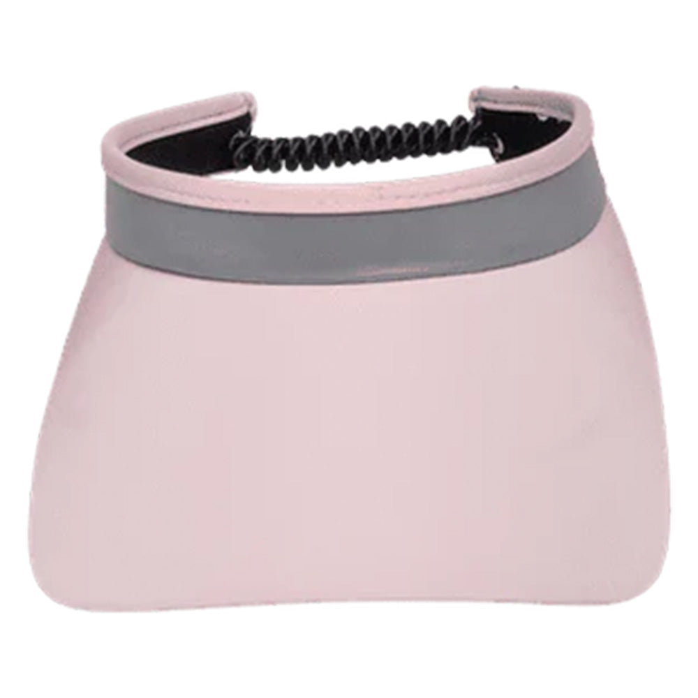 Women's Print Visor With Adjustable Coil