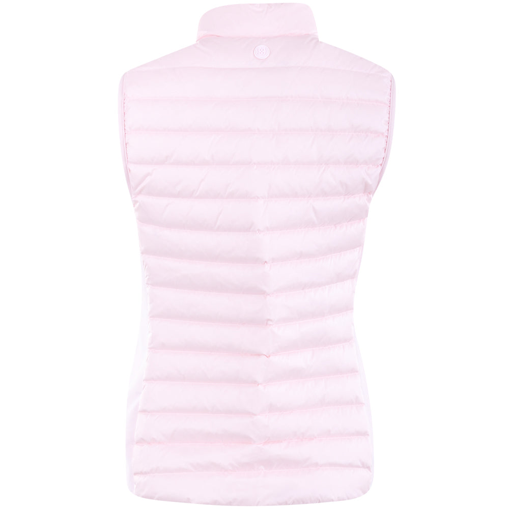 Women's V-Down Quilted Stretch Tech Interlock Vest