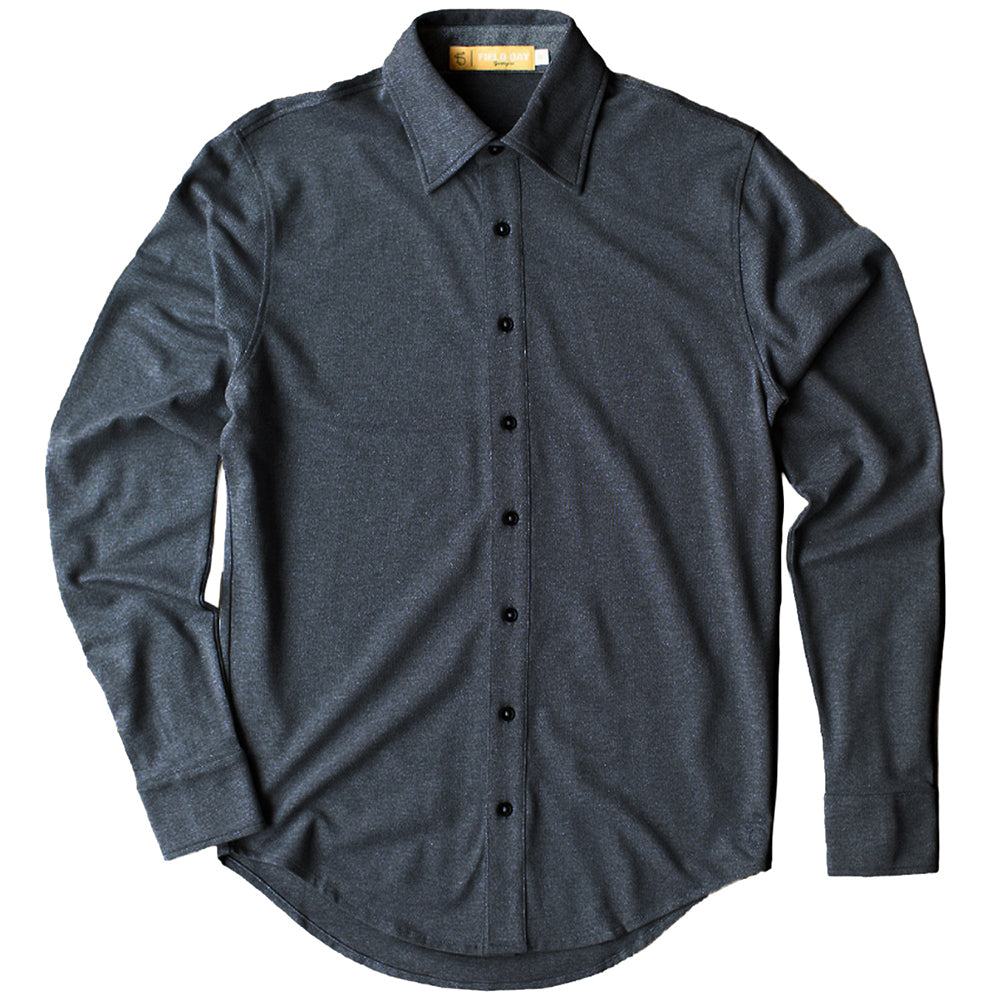 Ford 5 Button Long Sleeve Polo