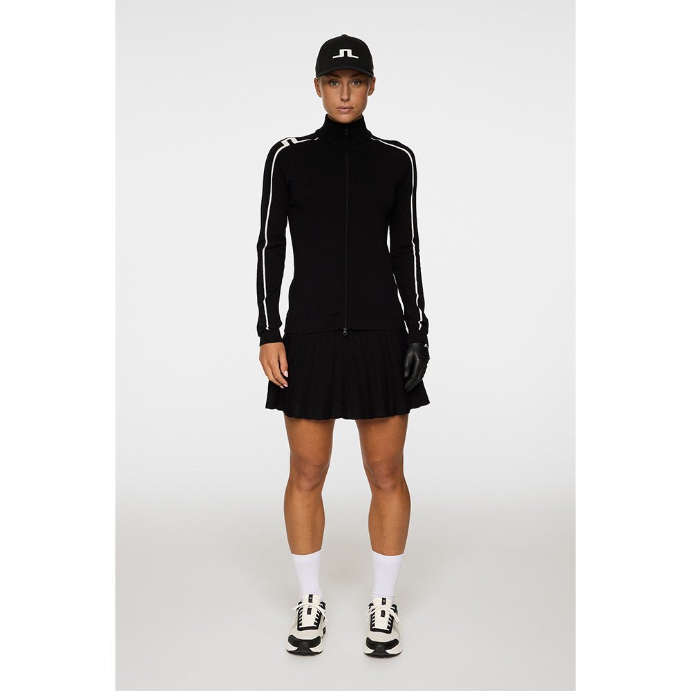 Women's Aubree Knitted Full Zip Sweater - Fairway Styles