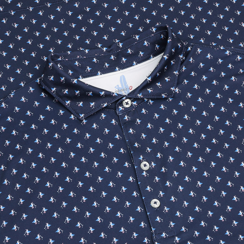 For The Birdies Print Featherweight Polo