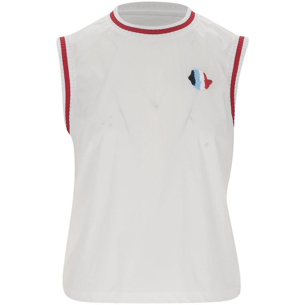 Women's Woven Pullover Vest