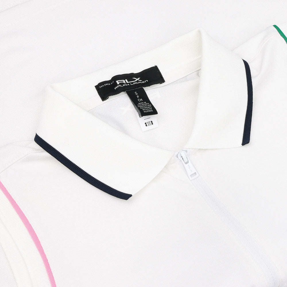 Women's Tailored Fit Sleeveless 1/4 Zip Polo
