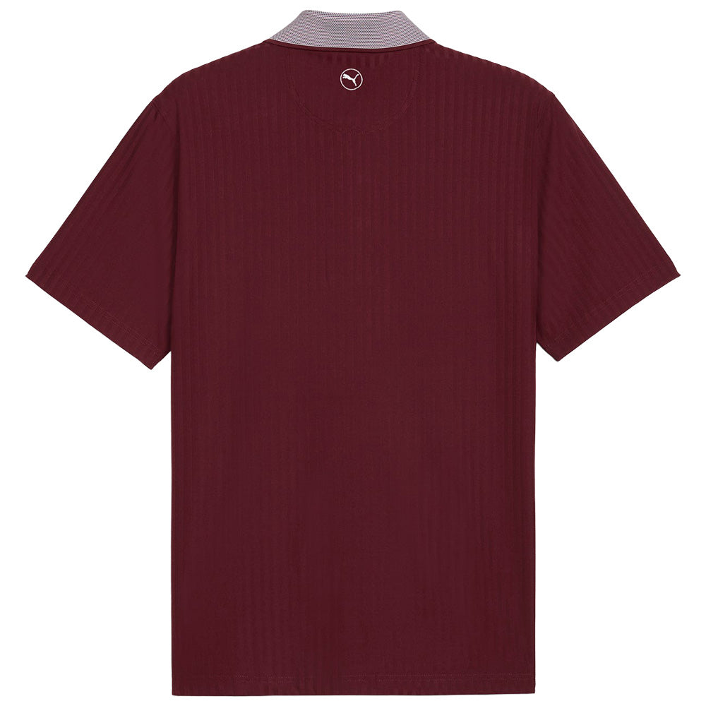 MATTR Stripe Jacquard Polo