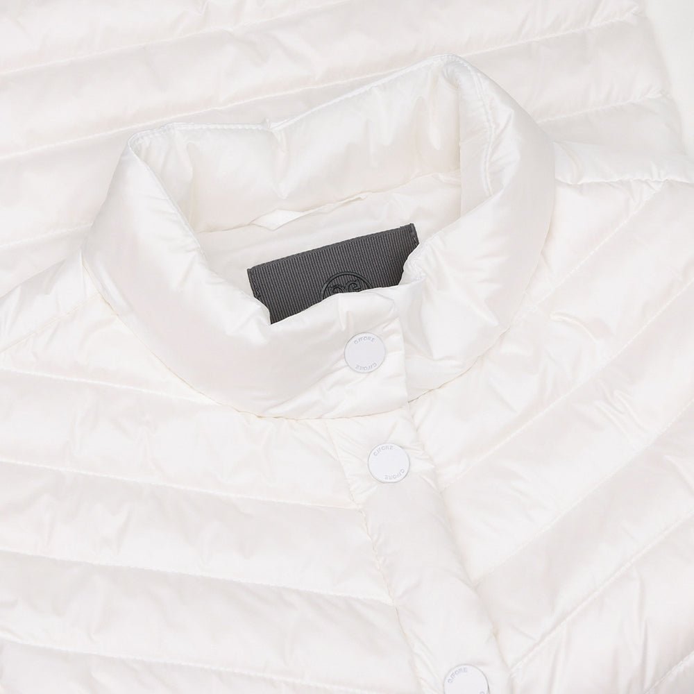 Women's V-Down Quilted Stretch Tech Interlock Vest
