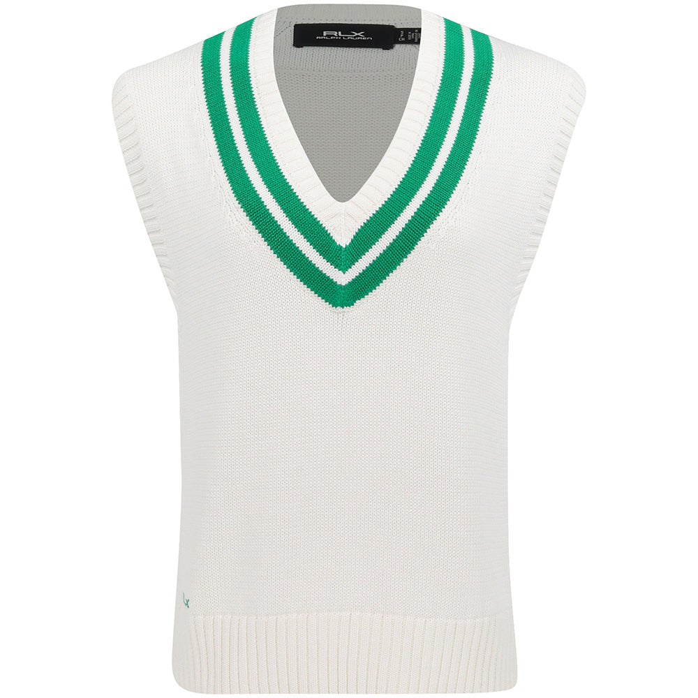 Women's Cotton-Blend Cricket Sweater Vest