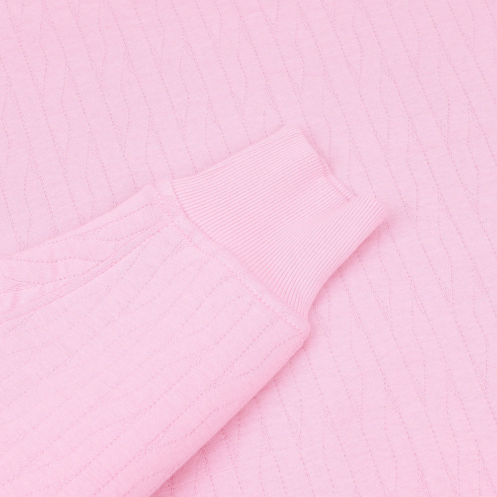 Women's Cable-Quilted 1/4 Zip Pullover