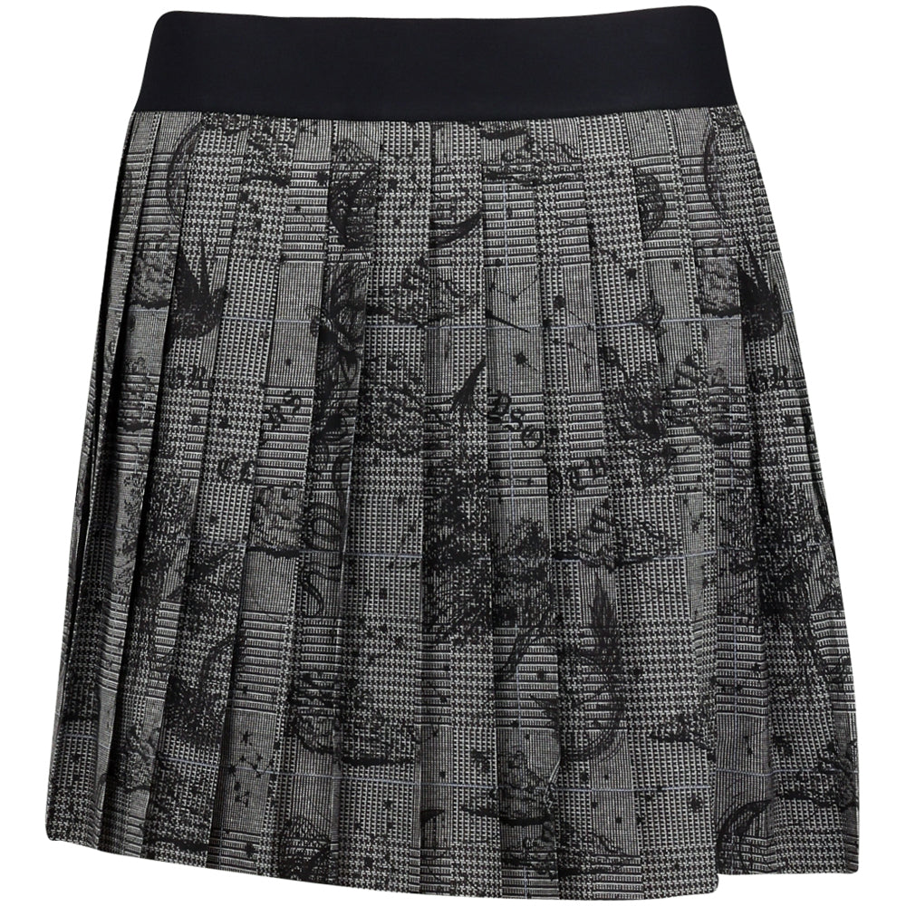 Women's Moon Diamond Plaid Leo Skort