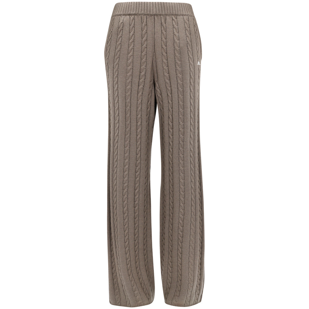 Women's Kiana Cable Knit Wool Pants