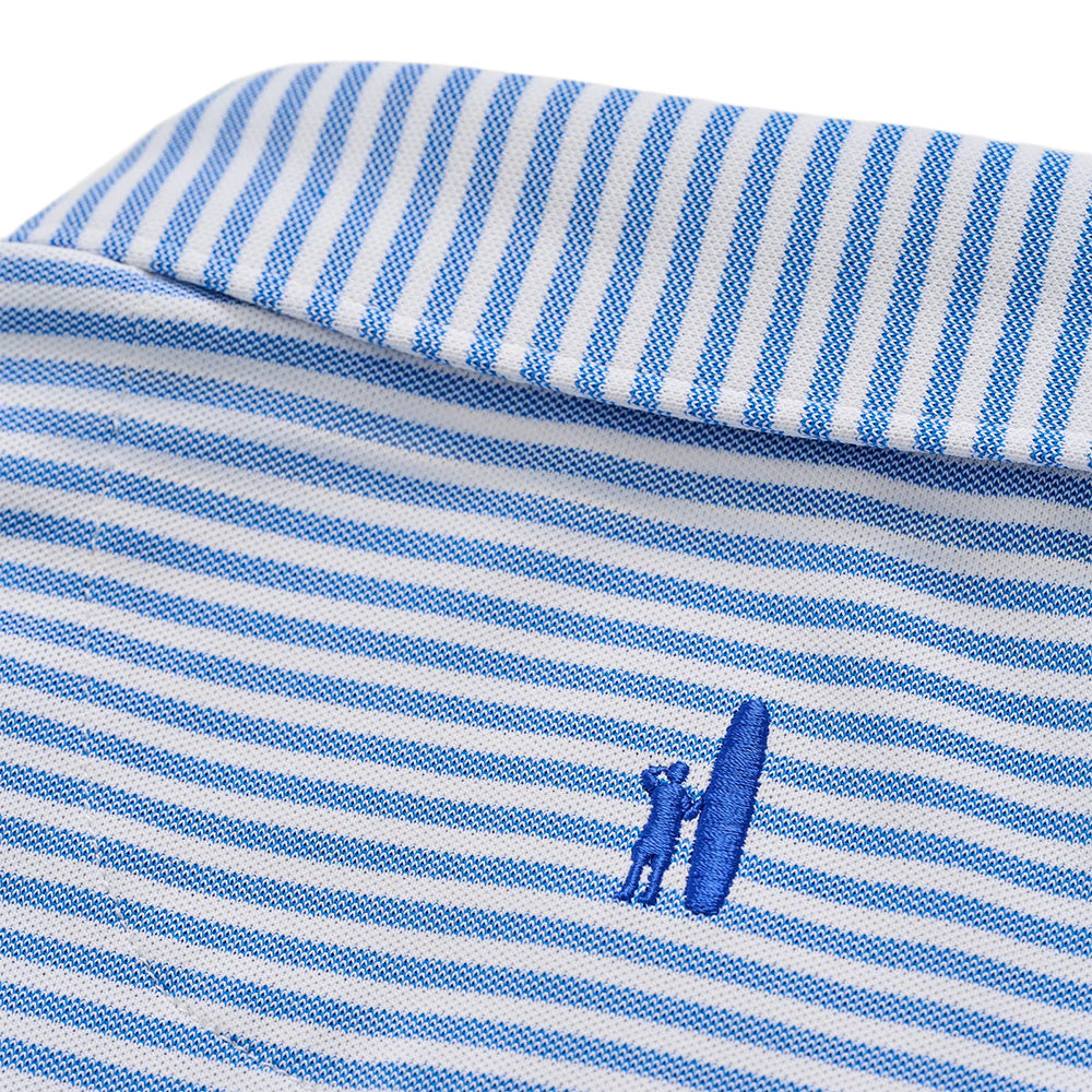 Performance Mesh Polo - Stetson Stripe