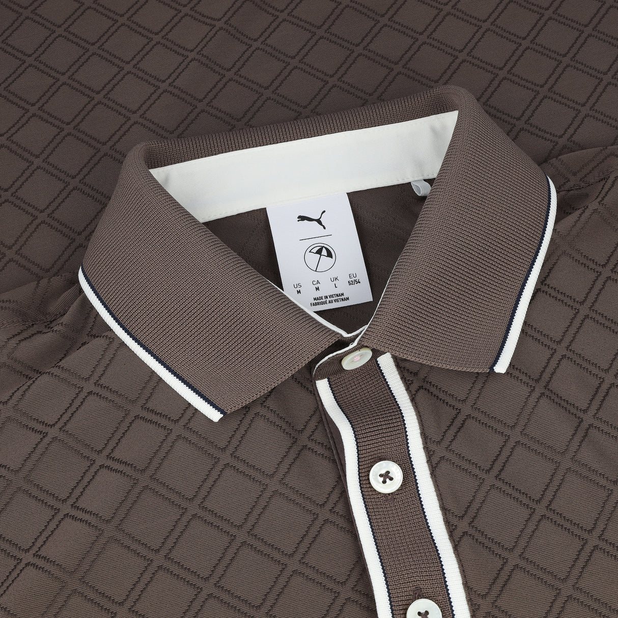 PUMA x Arnold Palmer Tipped Jacquard Polo