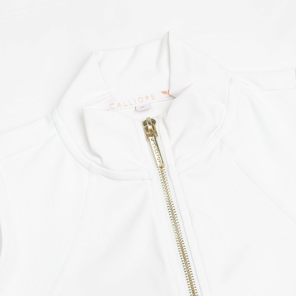 Women's Nym Full Zip Sleeveless Polo