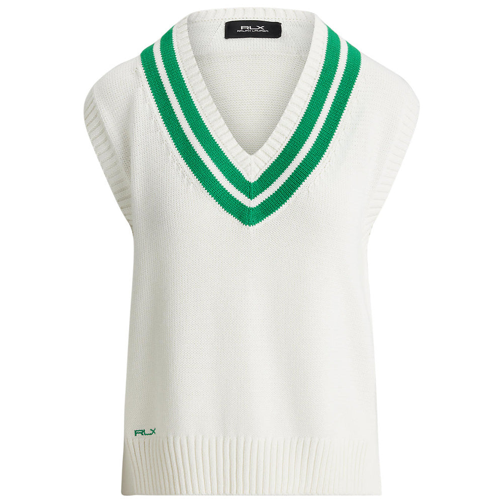 Women's Cotton-Blend Cricket Sweater Vest