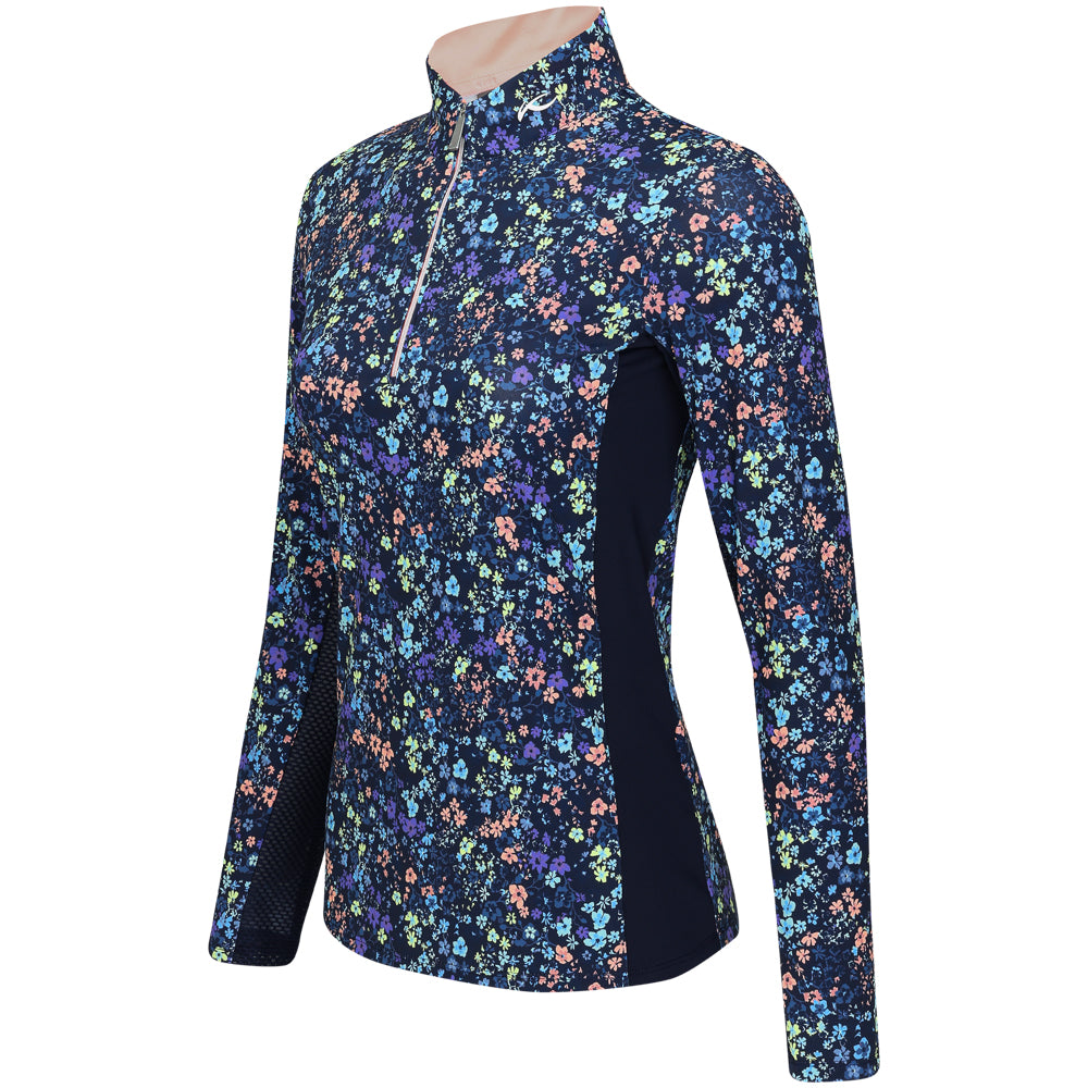 Women's Sunshine Printed 1/2 Zip Pullover