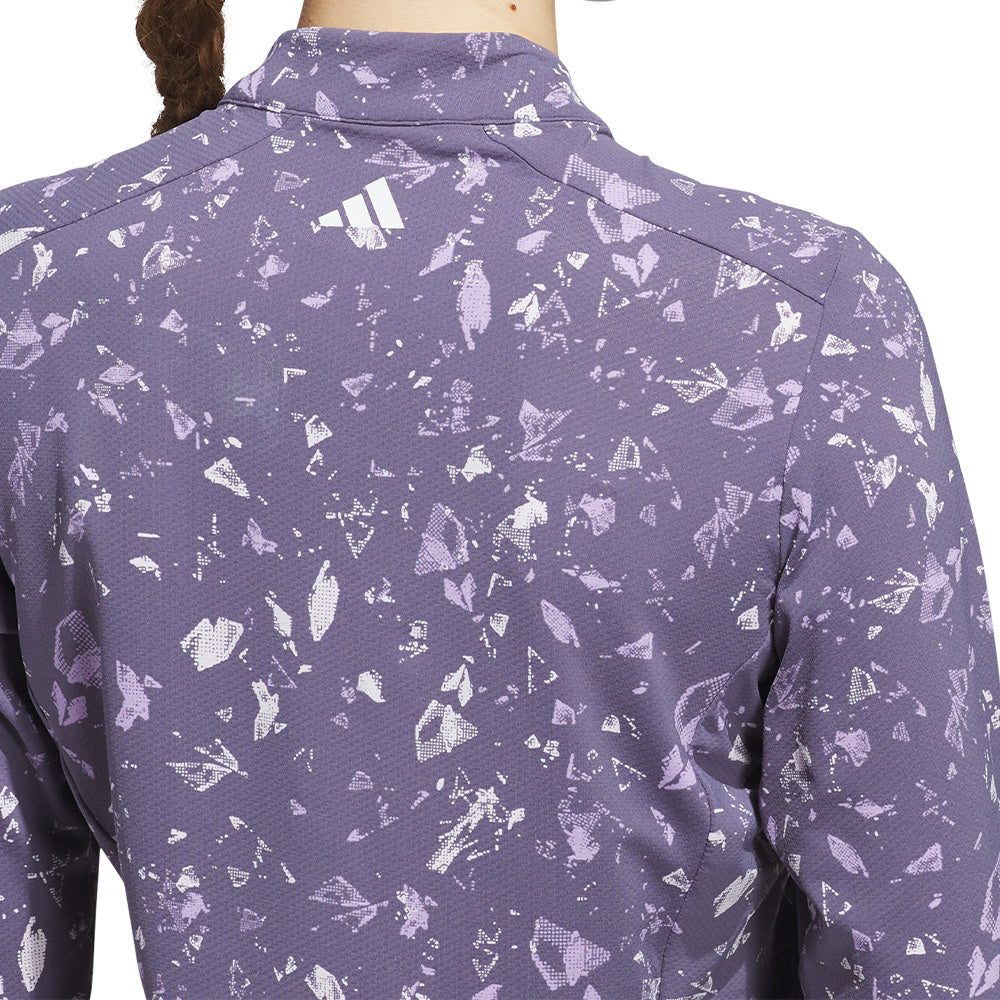 Women's Ultimate365 Print 1/4 Zip Mock Neck Pullover