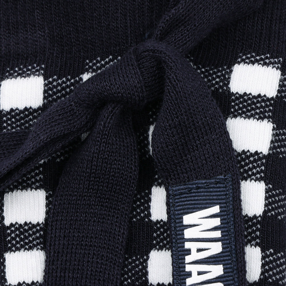 Women's Check Ribbon Socks