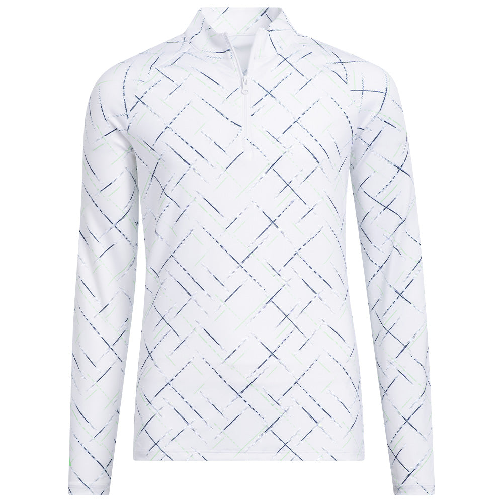 Girls' Printed 1/4 Zip Pullover