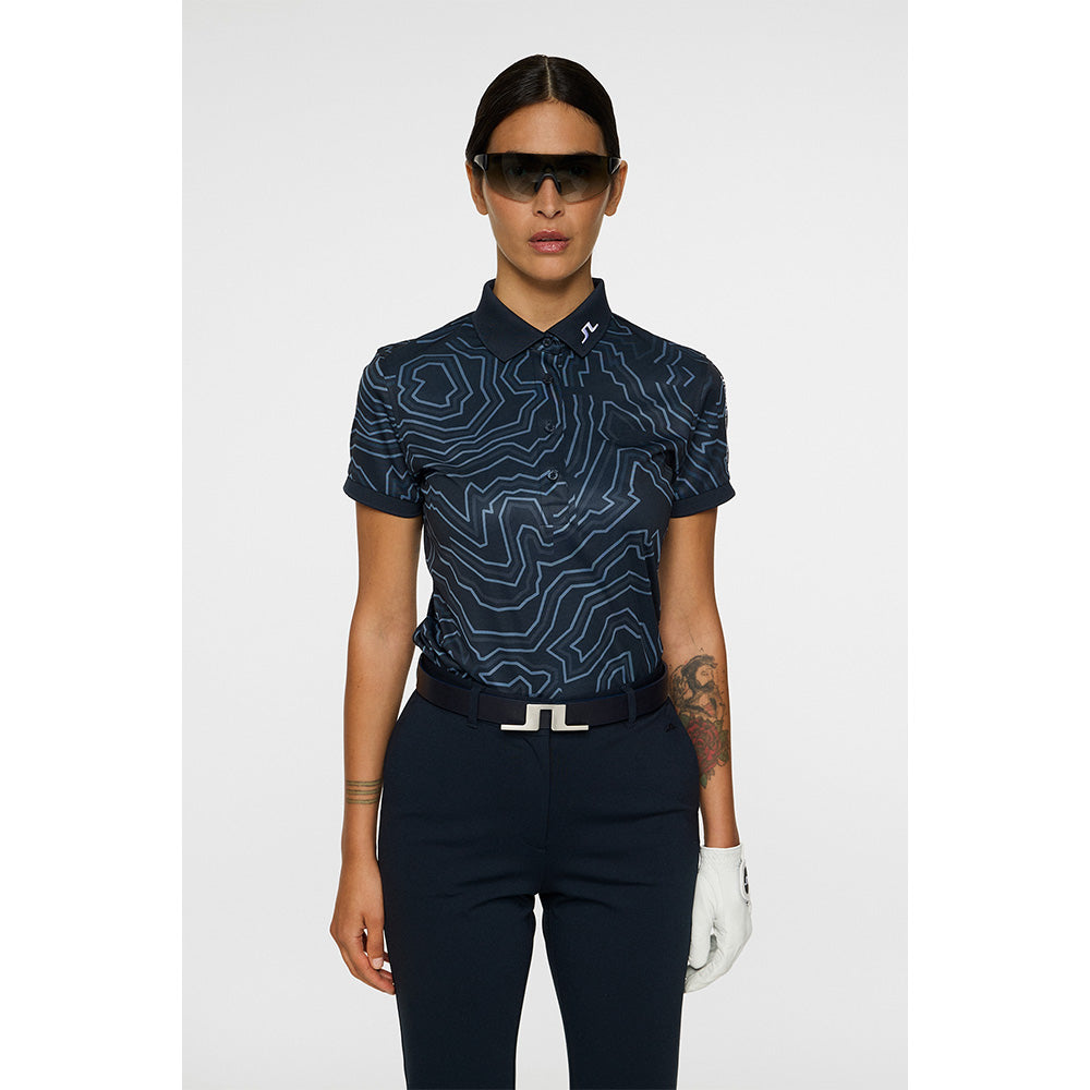 Women's Tour Tech Print Polo