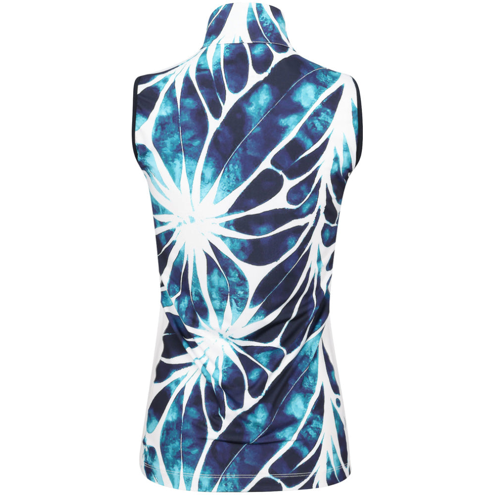 Women's The Zen Sleeveless Mock Neck Polo