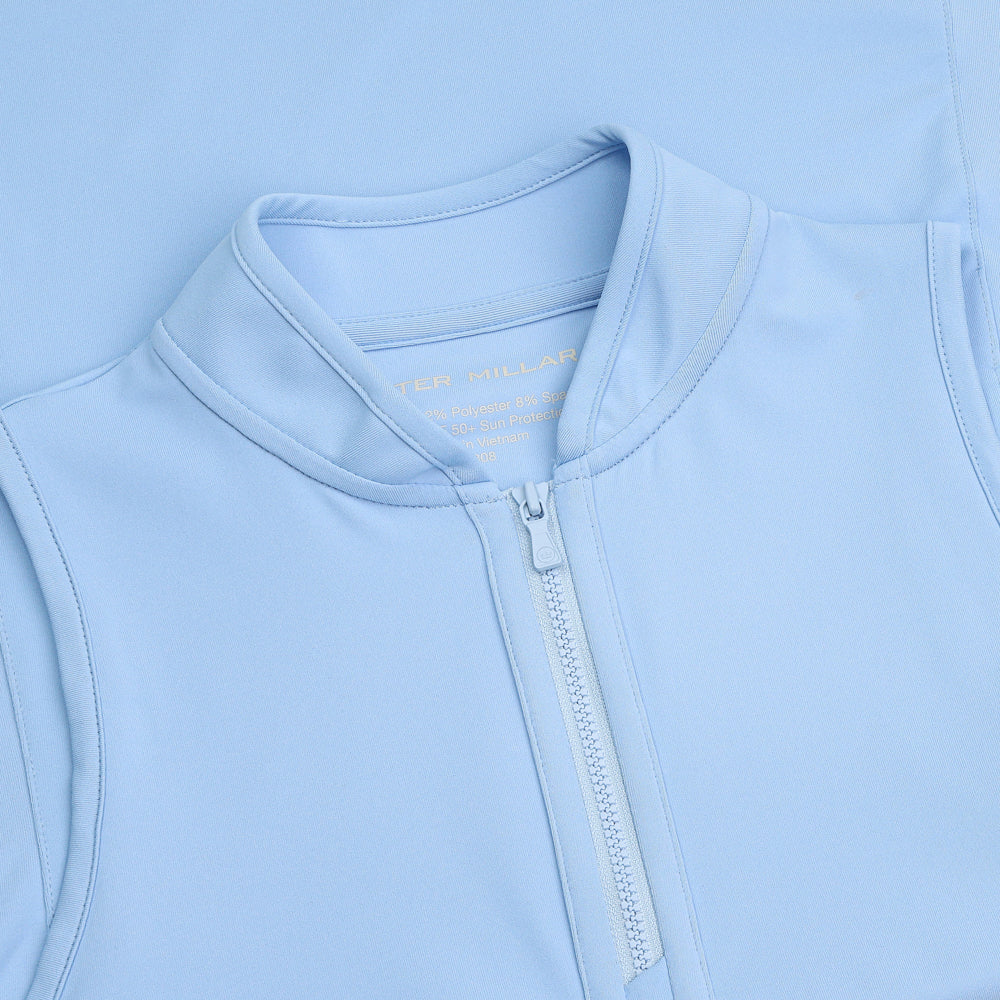 Women's Shirley Sleeveless 1/4 Zip Blade Collar Polo