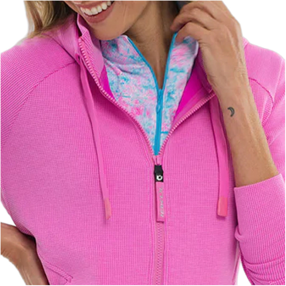 Women's Micro Waffle Knit Jacket