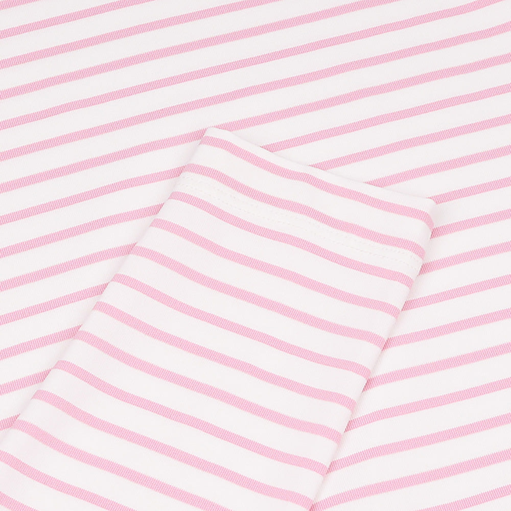 Women's The Tasha Striped Long Sleeve 1/4 Zip Polo