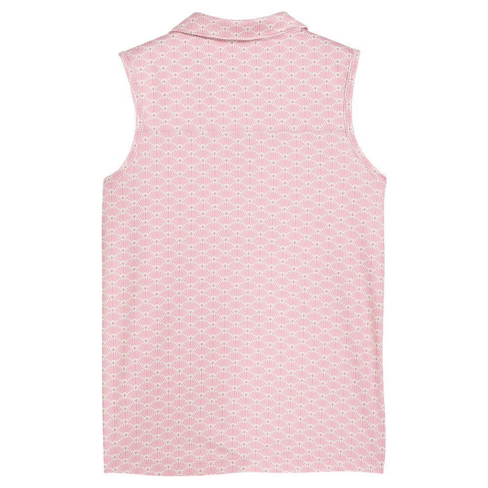 Girls' Scallop Sleeveless Polo