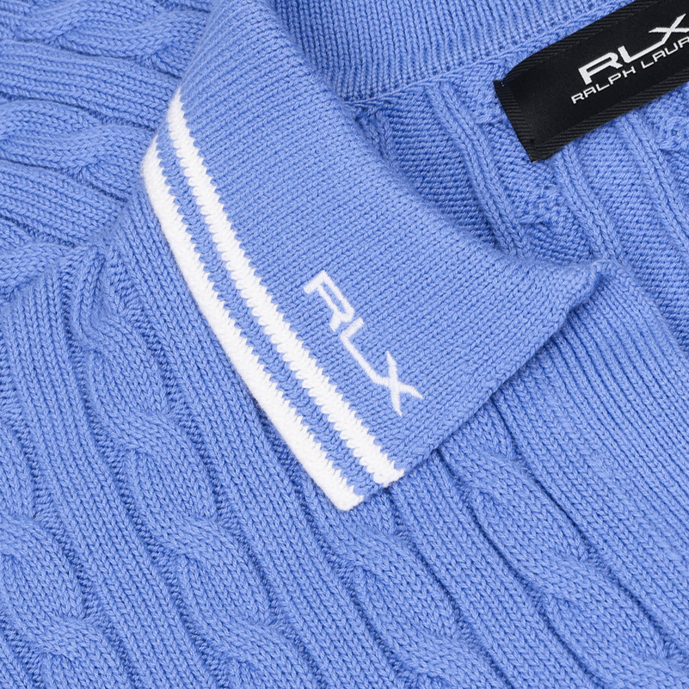 Women's Cable-Knit Collard Sweater