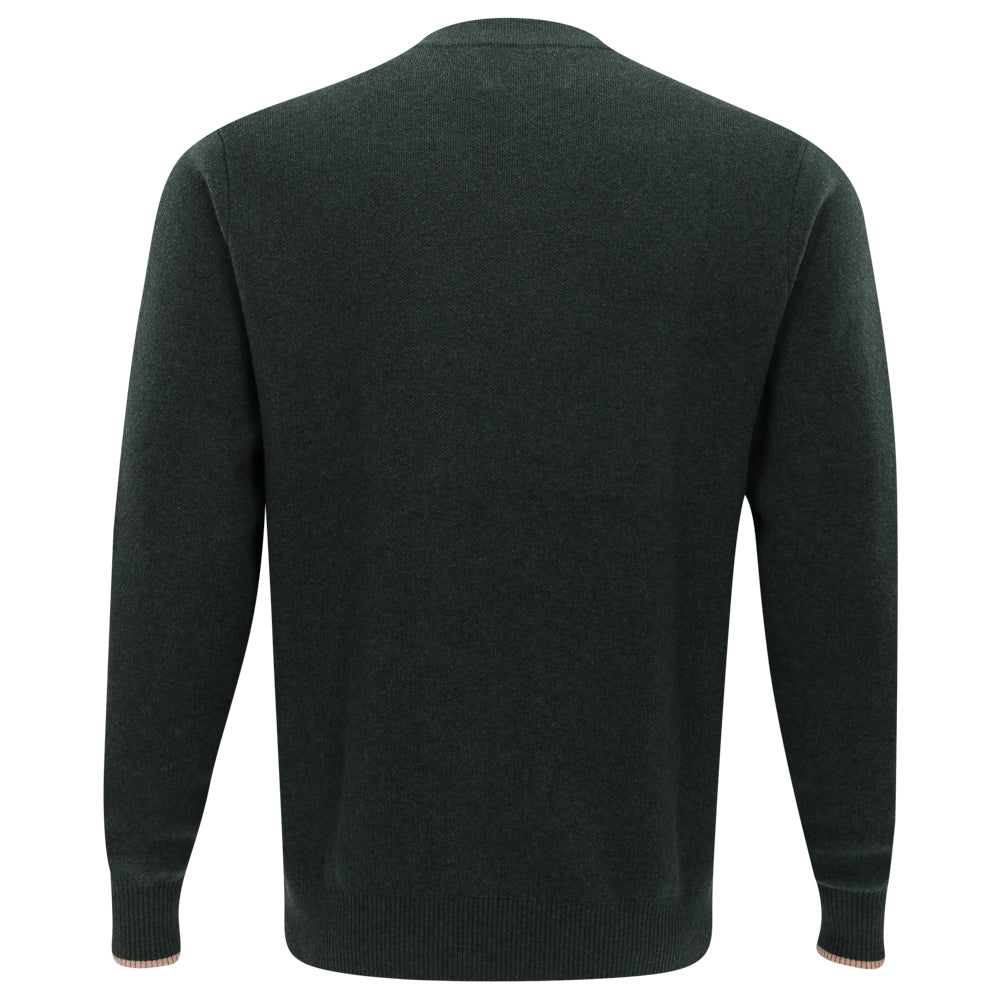Cashmere Blend Knit Crewneck Sweater