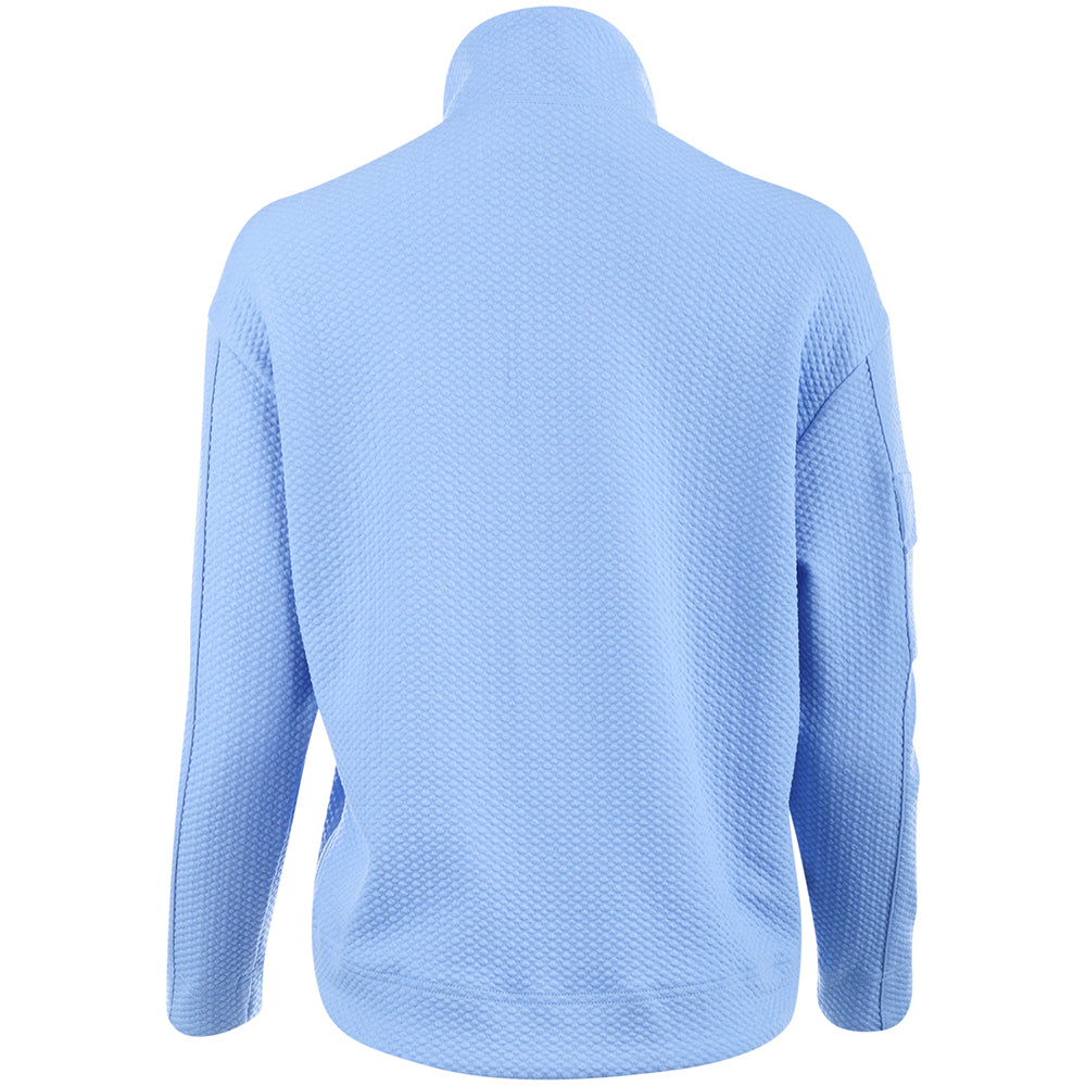 Women's Long Sleeve Mock Neck Top - Popcorn Stitch
