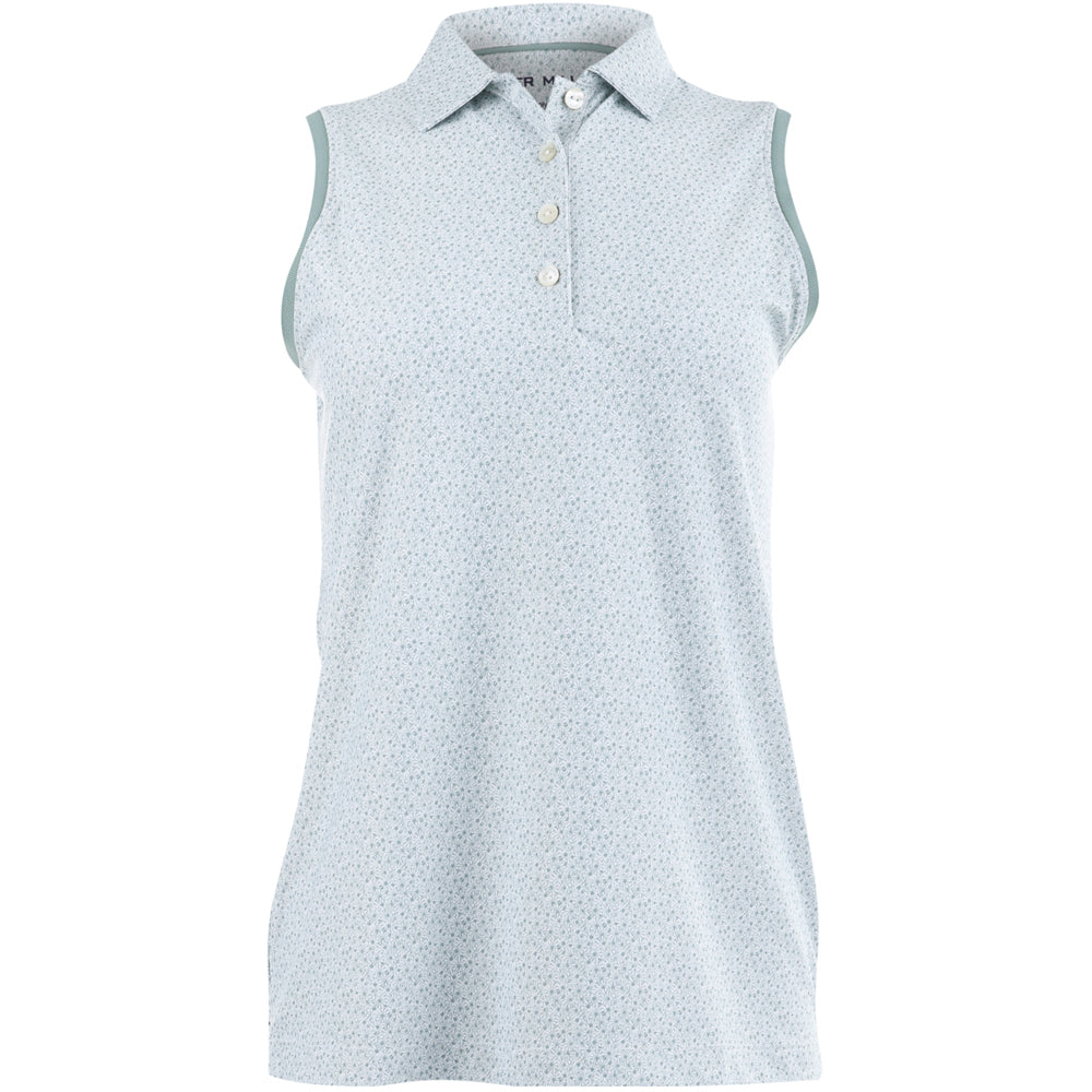 Women's Tee It Up Banded Sport Mesh Sleeveless Polo