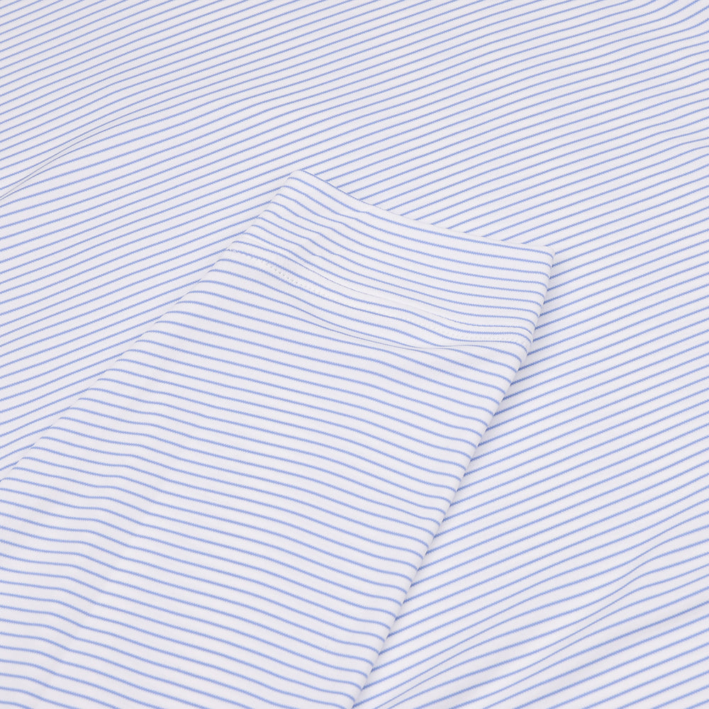 Featherweight Stripe Long Sleeve Polo