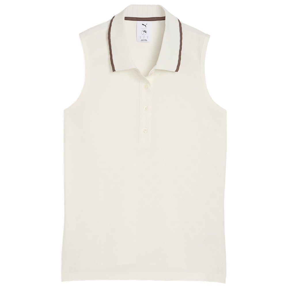 PUMA x Arnold Palmer Women's Jacquard Sleeveless Polo