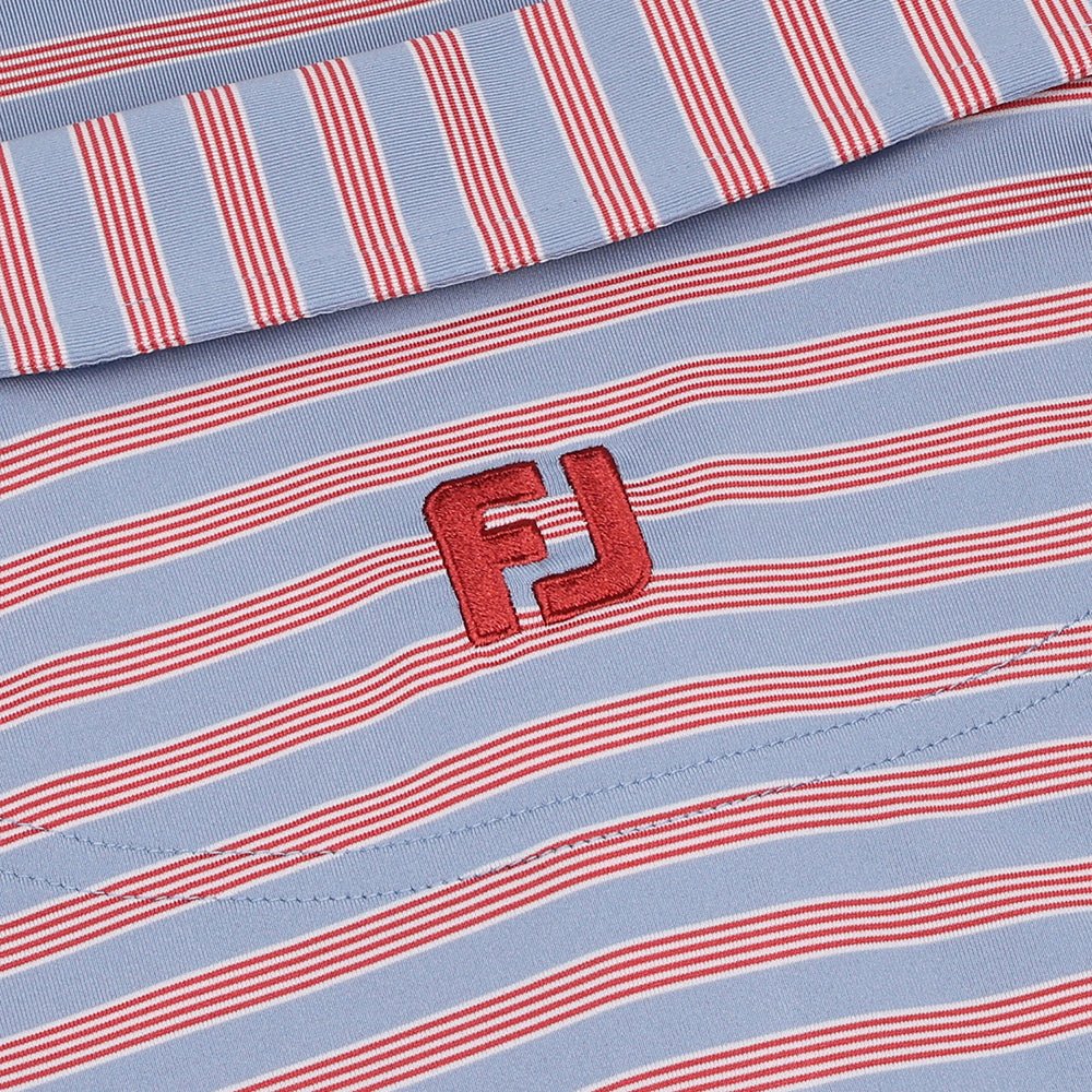 Pinstripe Cluster Stripe Lisle Polo