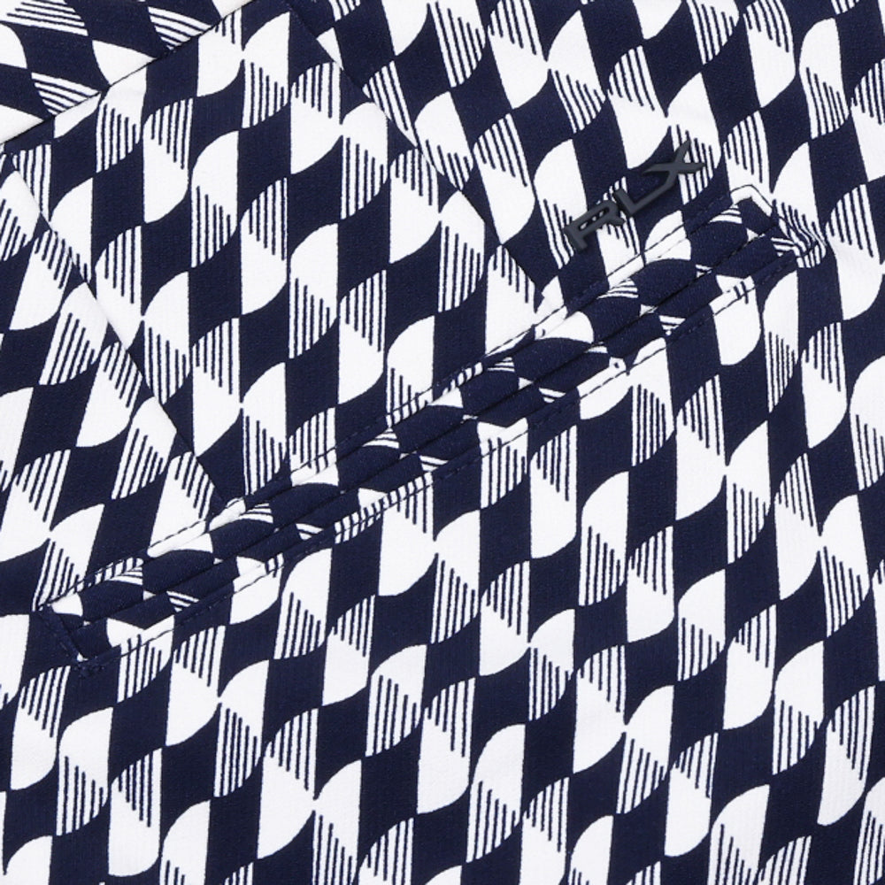 Women's Geo-Print Stretch-Twill Pants