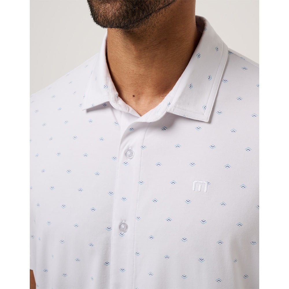 Comfortknit Geo Button-Up Shirt