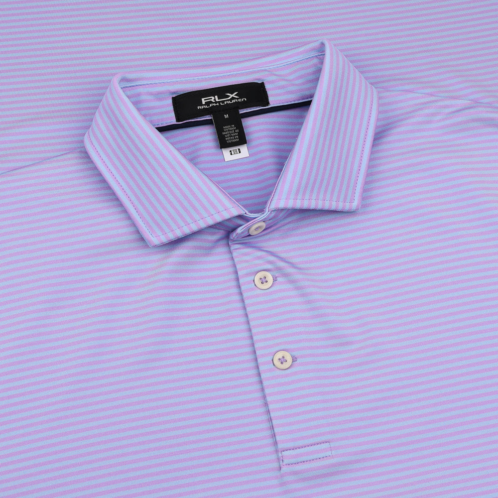 Y/D Lightweight Airflow Knit Stripe Polo