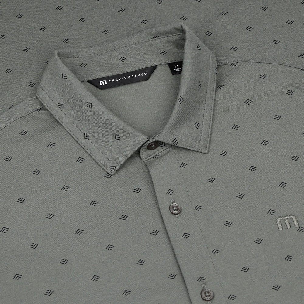 Comfortknit Geo Button-Up Shirt