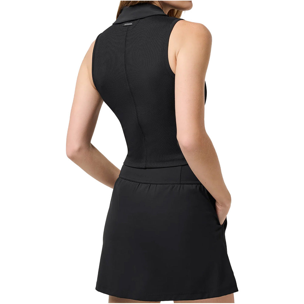 Women's MoveKnit Rib Sleeveless Full Zip Polo