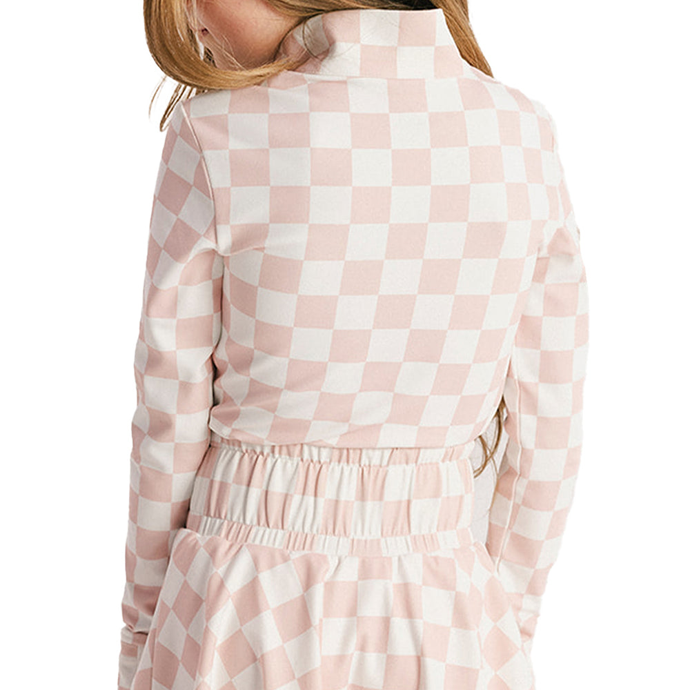 Fore All x Barbie™ Girls' Bea Long Sleeve 1/4 Zip Base Layer