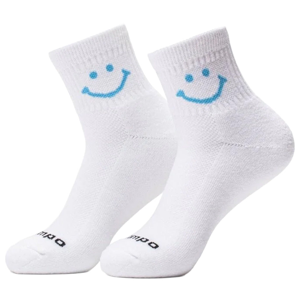 Juniors' Blue Smiley Socks
