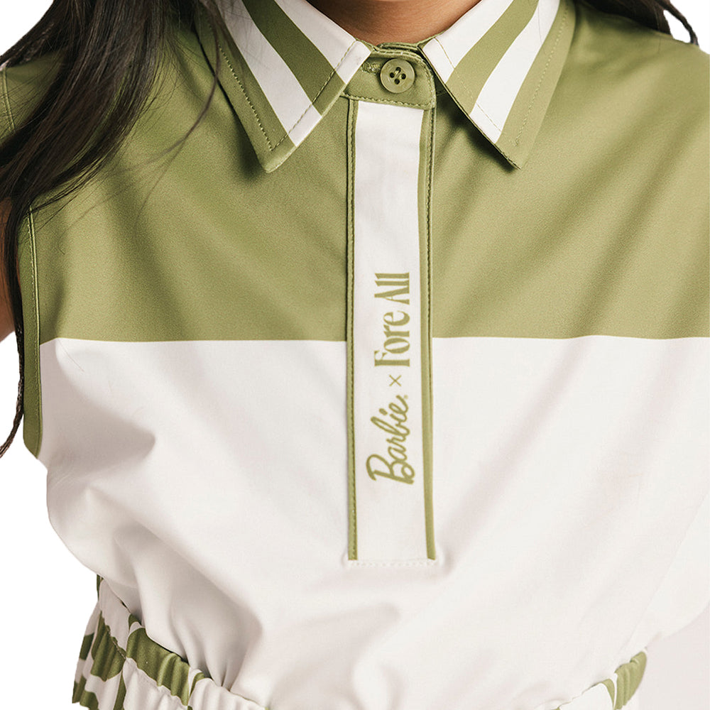 Fore All x Barbie™ Girls' Moore Sleeveless Polo