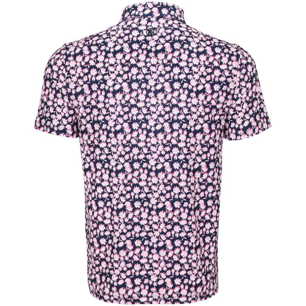 Optic Floral Tech Stretch Jersey Polo