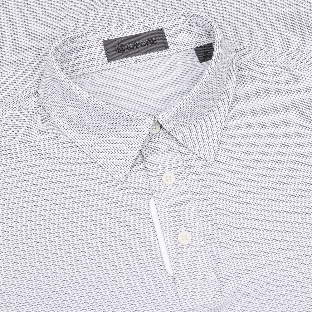 Fine Stretch Jacquard Polo