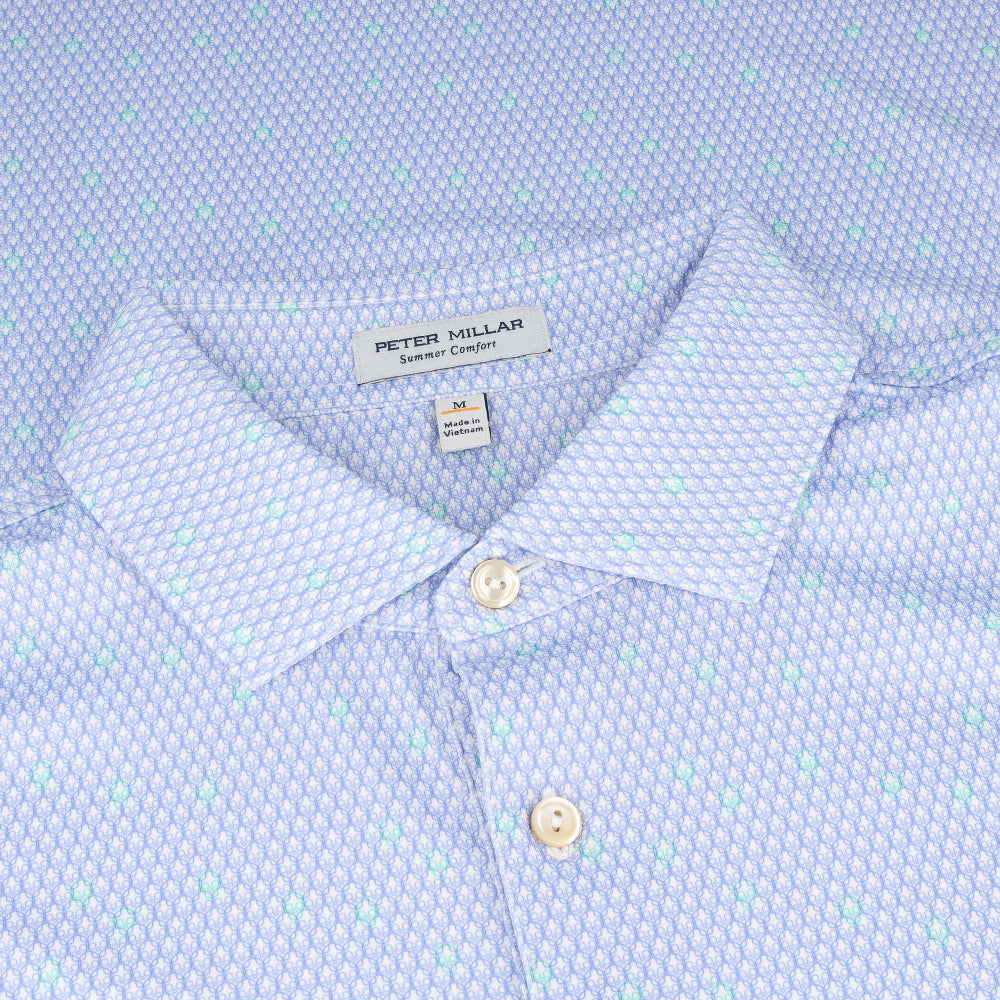 Geo Skull Performance Jersey Polo